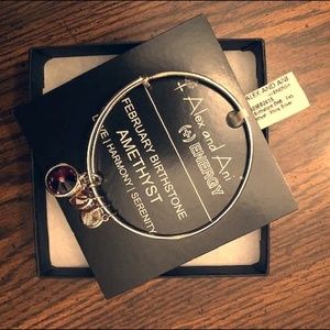 Alex and Ani February birthstone bracelet